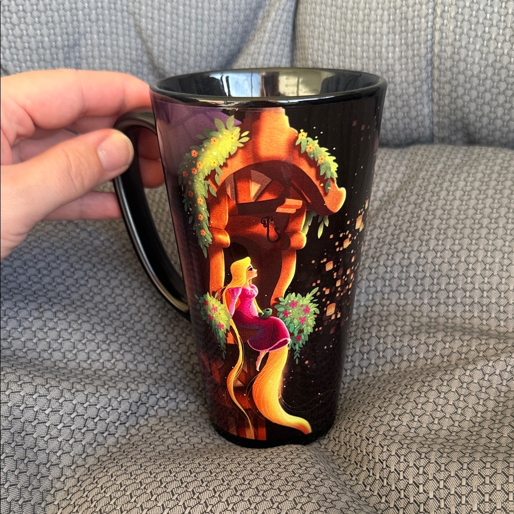Disney Rapunzel Black and Purple Mug